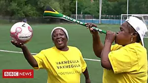 'Footballing grannies' on tour in Russia