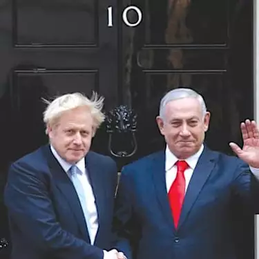 Boris Johnson claims he found bugging device after meeting with PM Netanyahu