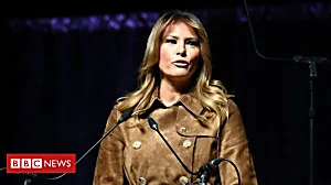 Melania Trump booed on stage in Baltimore