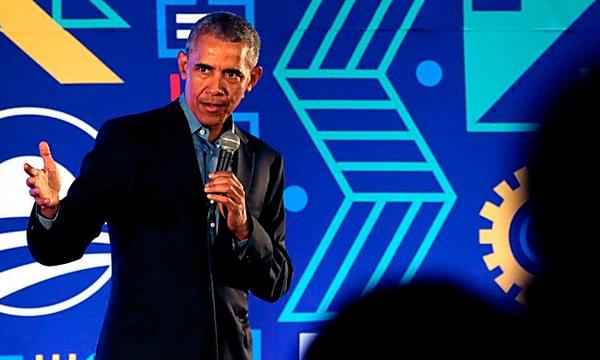 Obama says men have been getting on 'his nerves' and urges 'empowering more women'