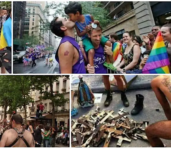 Κοινωνικά μέσα ενημέρωσης γεμάτα «ψεύτικες» εικόνες από το Παρίσι Pride March