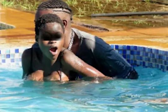 Guy Captured On Camera Doing The Unthinkable In A Swimming Pool 