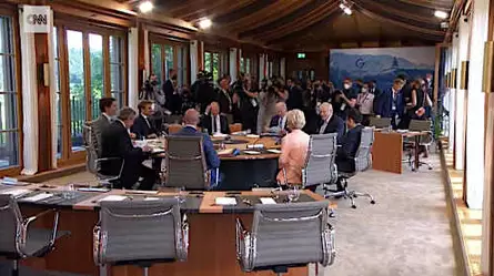 Líderes mundiales se burlan de Putin en reunión de la cumbre del G7