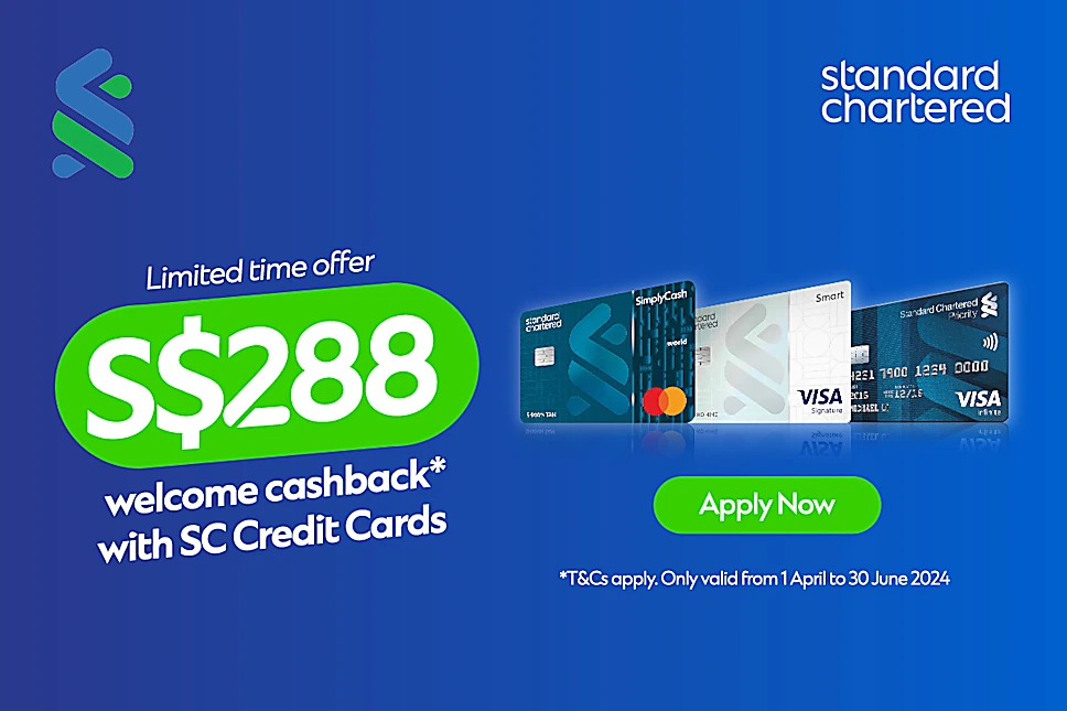 Get S$288 Cashback. T&Cs apply
