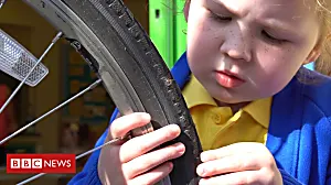 Meet the kids learning to fix punctures