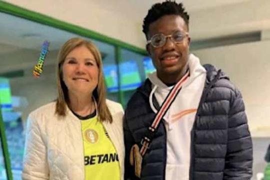 Fatawu Issahaku meets Cristiano Ronaldo’s mother