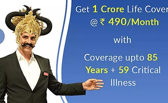 Term Life Insurance - Get 1 Crore Life Cover @ ₹490/Month