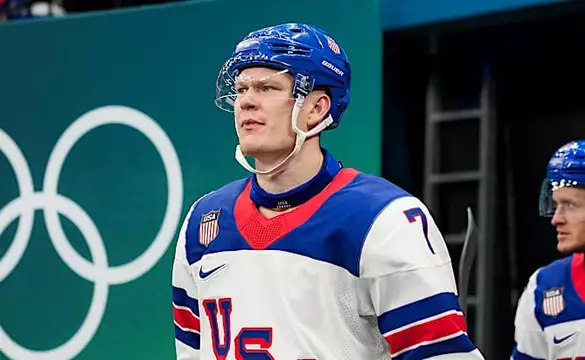 American star Brady Tkachuk says there's hatred in USA-Canada rivalry ahead of gold medal match