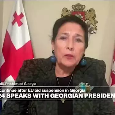 Georgia president calls parliament ‘illegitimate’, says will not step down