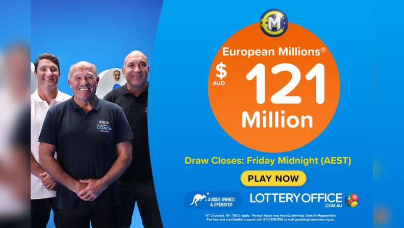 Aussies chance to win AU$ 121 Million Jackpot!