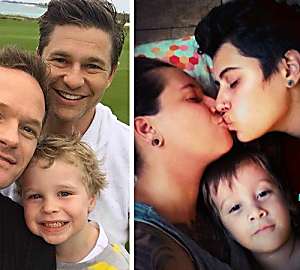 Casais homoafetivos mandam fotos de seus filhos aterrorizados por terem 2 pais ou 2 mães