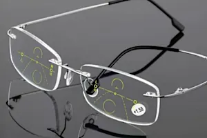 This $39 Memory Titanium reading glasses that can see far and close, smart zoom!