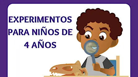Experimentos para niños de 4 años
