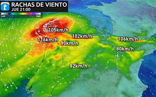 Posible ciclogénesis explosiva este jueves Posible ciclogénesis explosiva este jueves