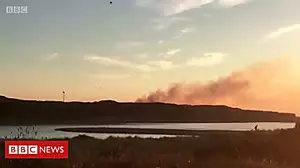 Gorse fire breaks out near Aberdeen