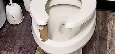 Put a Toilet Paper Roll Under the Toilet Seat at Night if Alone, Here's Why