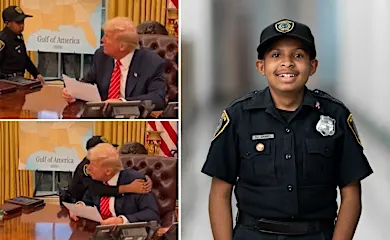 DJ Daniel visits Trump in Oval Office following joint address honor: ‘One more thing I’ve got for ya’