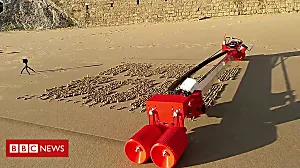 The sand-drawing robot and other news